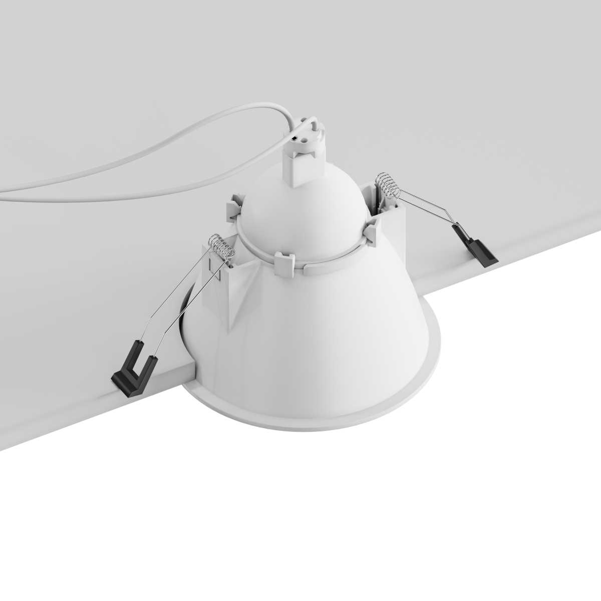 Светильник Встраиваемый светильник Hesby Lighting Hesby Odda IP, GU5.3, белый HSBL_0114 белый пластиковые / полимер — фото 4