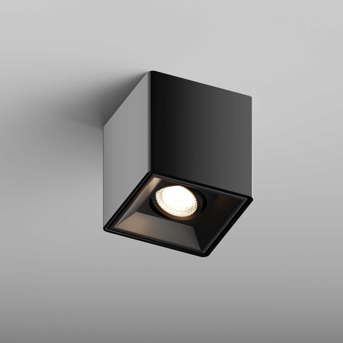 Светильник Точечный светильник Hesby Lighting Hesby Flux IP20, GU5.3, черный HSBL_0120 в стиле мягкий люкс черный пластиковые / полимер — фото 5
