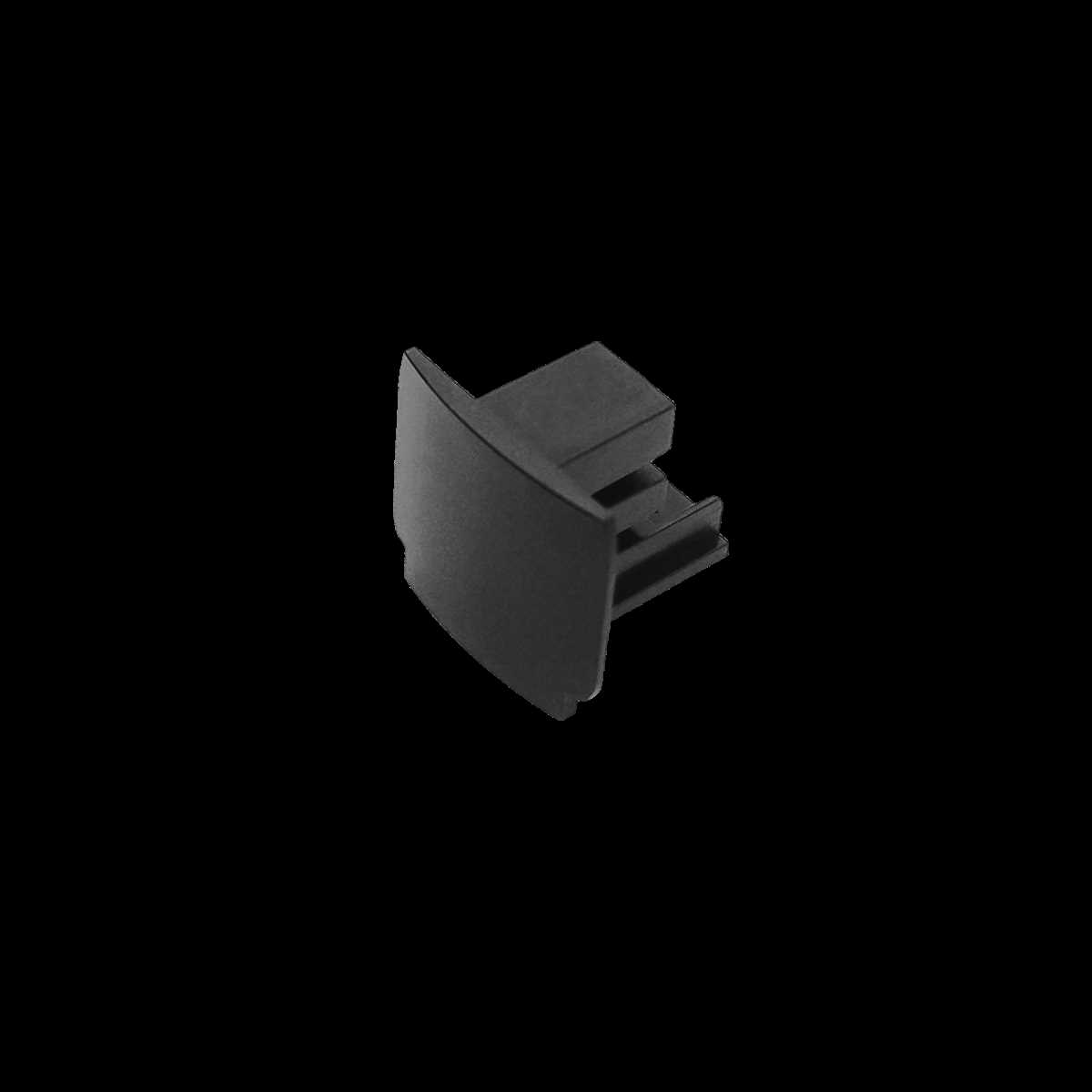 Трековые систем Заглушка боковая к треку 5040xx-(F) / (R) Quattro Lightstar 504167-FR, Черный черный пластиковые / пластик — фото 2