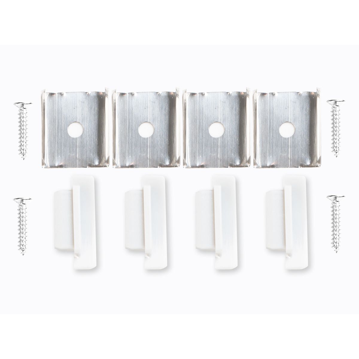 Светодиодные лент Профиль врезной LEDS POWER СПВ17-2412 алюм. анод-й с матовым рассеивателем 2м, Серый серый металлические / алюминий — фото 3