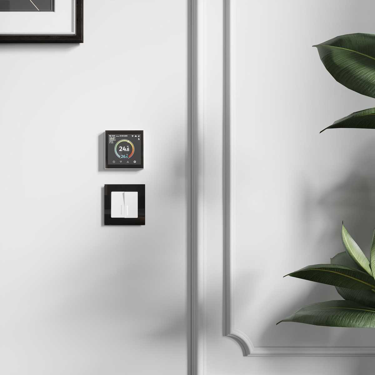 Электротовар Умный сенсорный терморегулятор с LCD дисплеем Werkel a071604, Белый белый поликарбонат — фото 2