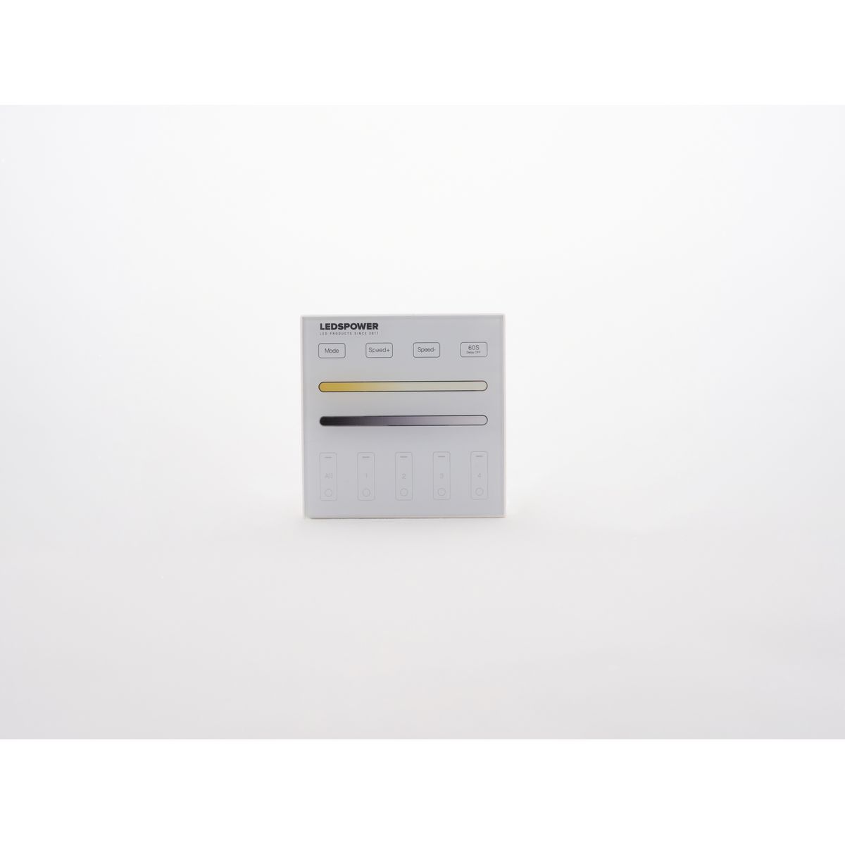 Светодиодные лент Сенсорная панель управления LEDS POWER DIMCCT на 4 зоны WR02 RF, Белый белый пластиковые — фото 3