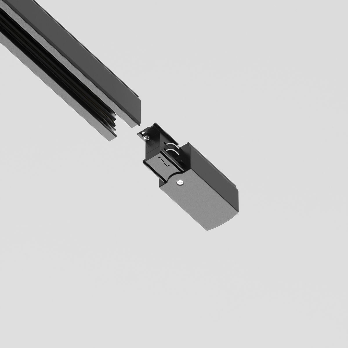Трековые систем Коннектор прямой Maytoni Technical Accessorises TRA005B-31B-L, Черный черный пластиковые — фото 4
