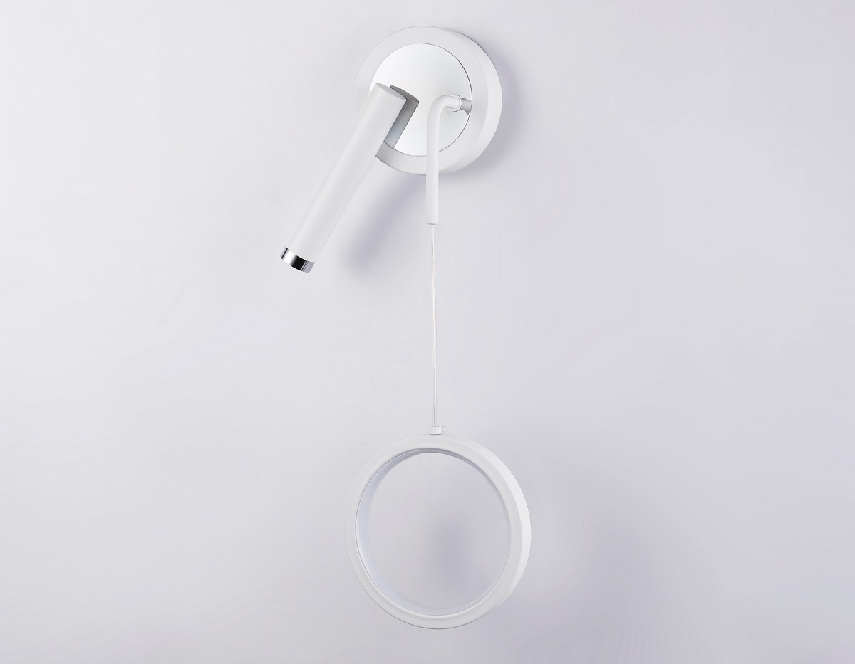 Настенные светильник Настенный светодиодный светильник Ambrella light Comfort LineTech, Белый белый металлические / металл — фото 4