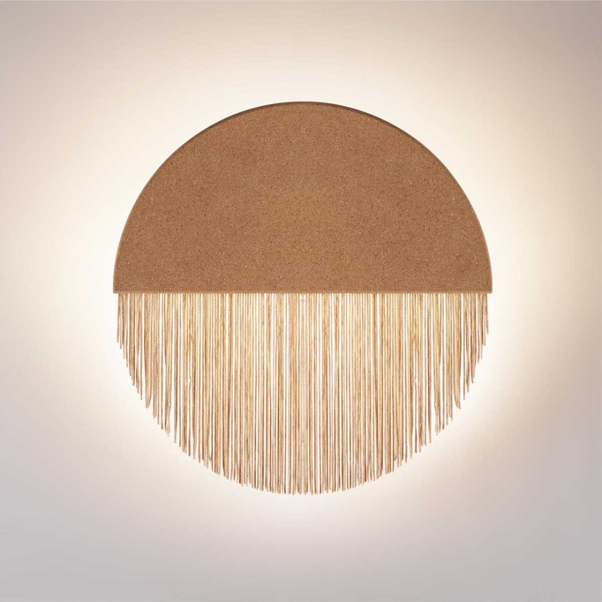 Настенные светильник Светильник ECODESIGN CORK, Бежевый бежевый дерево / металл / пробка — фото 5