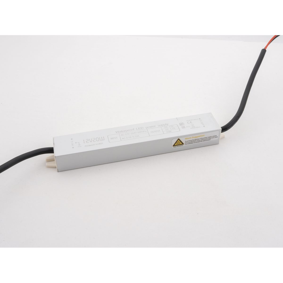 Светодиодные лент Блок питания LEDS POWER IP67 алюминий SLIM, Серый серый металлические — фото 2