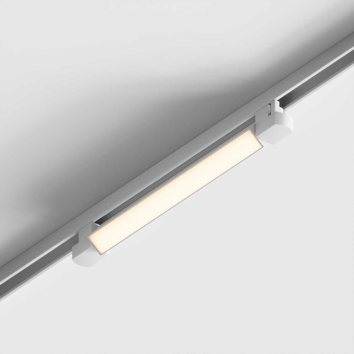 Трековые светильник Трековый линейный светильник Hesby Lighting Skylite Однофазный 477мм-, белый HSBL_0049 белый металлические / полимер / алюминий — фото 4
