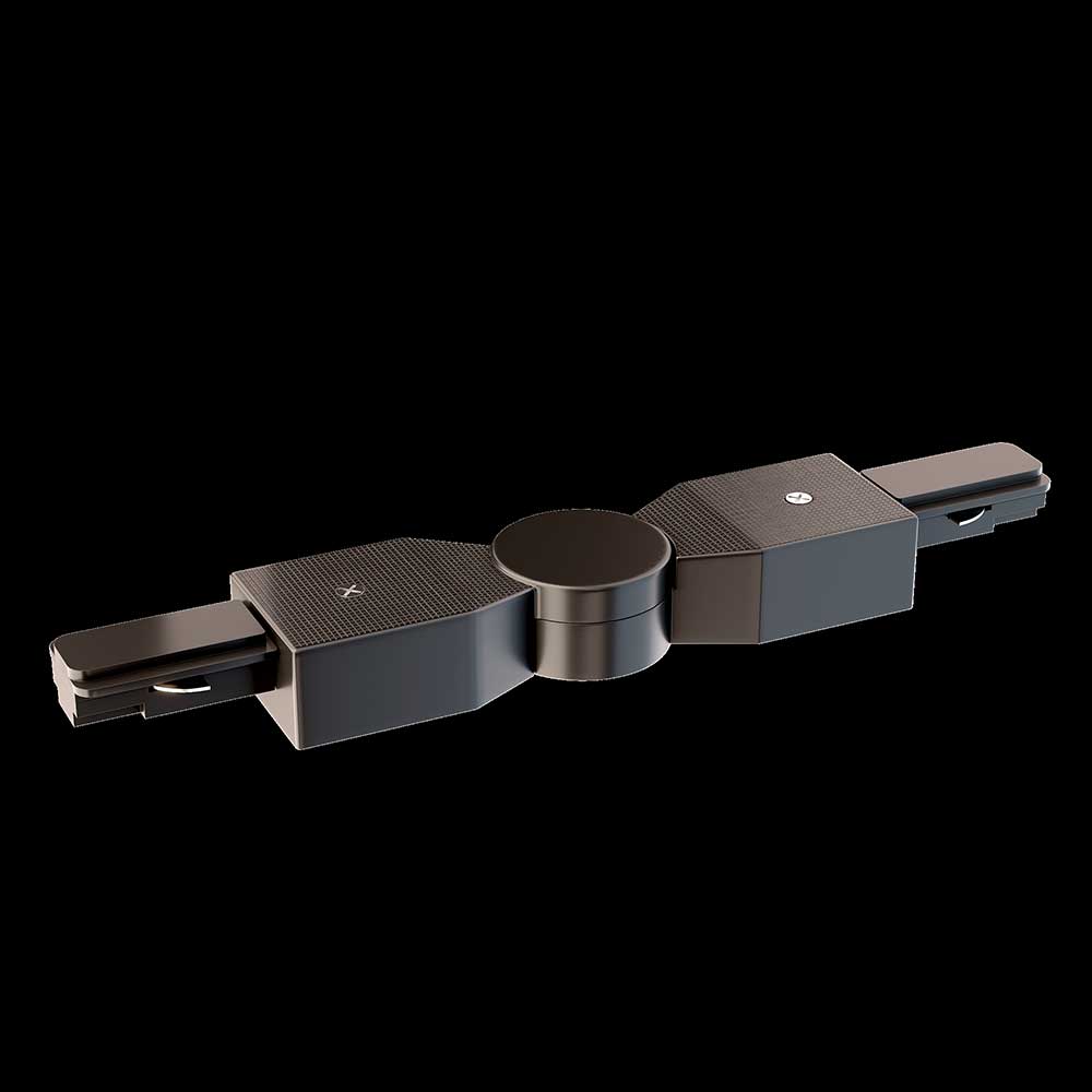 Трековые систем Коннектор для накладного шинопровода Maytoni Accessories for tracks TRA001CS-11B черный пластиковые — фото 4