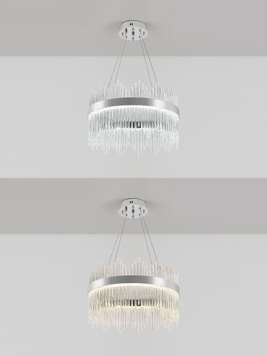 Подвесные светильник Светильник Smart Нимбы Lamps, Хром хром хрустальные / металл / хрусталь — фото 5