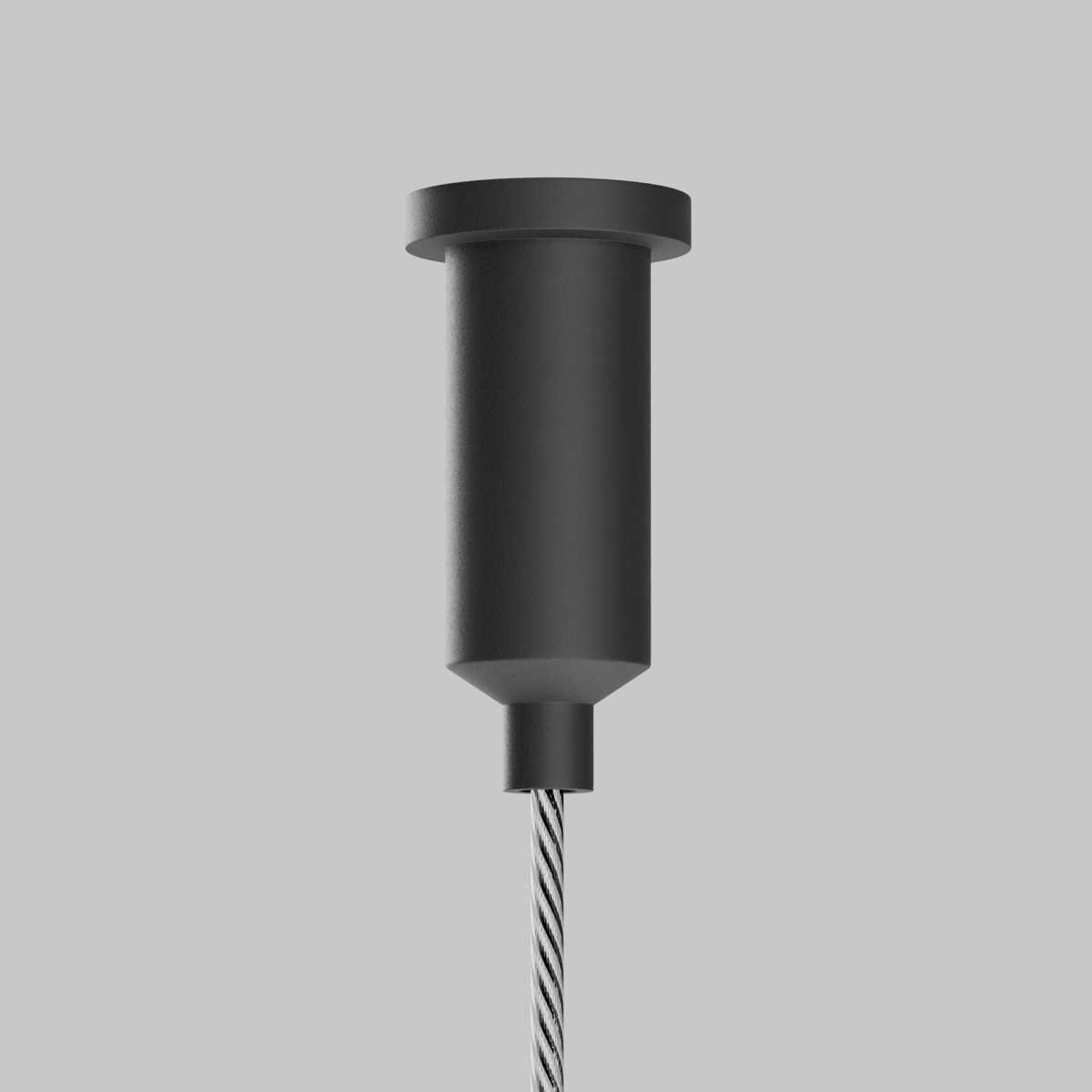 Трековые систем Шинопровод подвесной круглый вертикальный Maytoni Technical ARITY Busbar trunkings… черный алюминий — фото 5