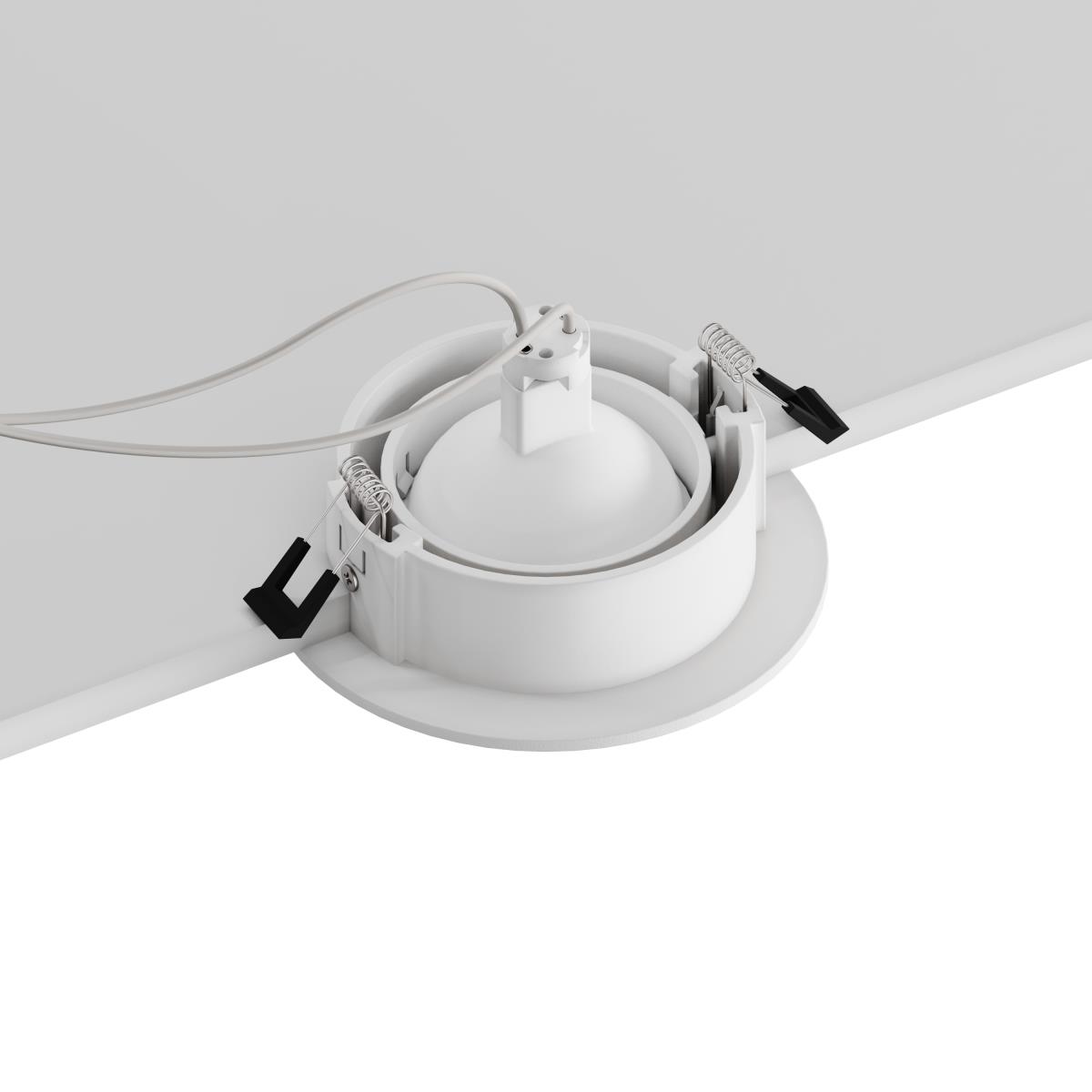 Светильник Встраиваемый светильник Hesby Lighting Hesby Atlas -GU5.3, белый HSBL_0086 белый пластиковые / полимер — фото 6