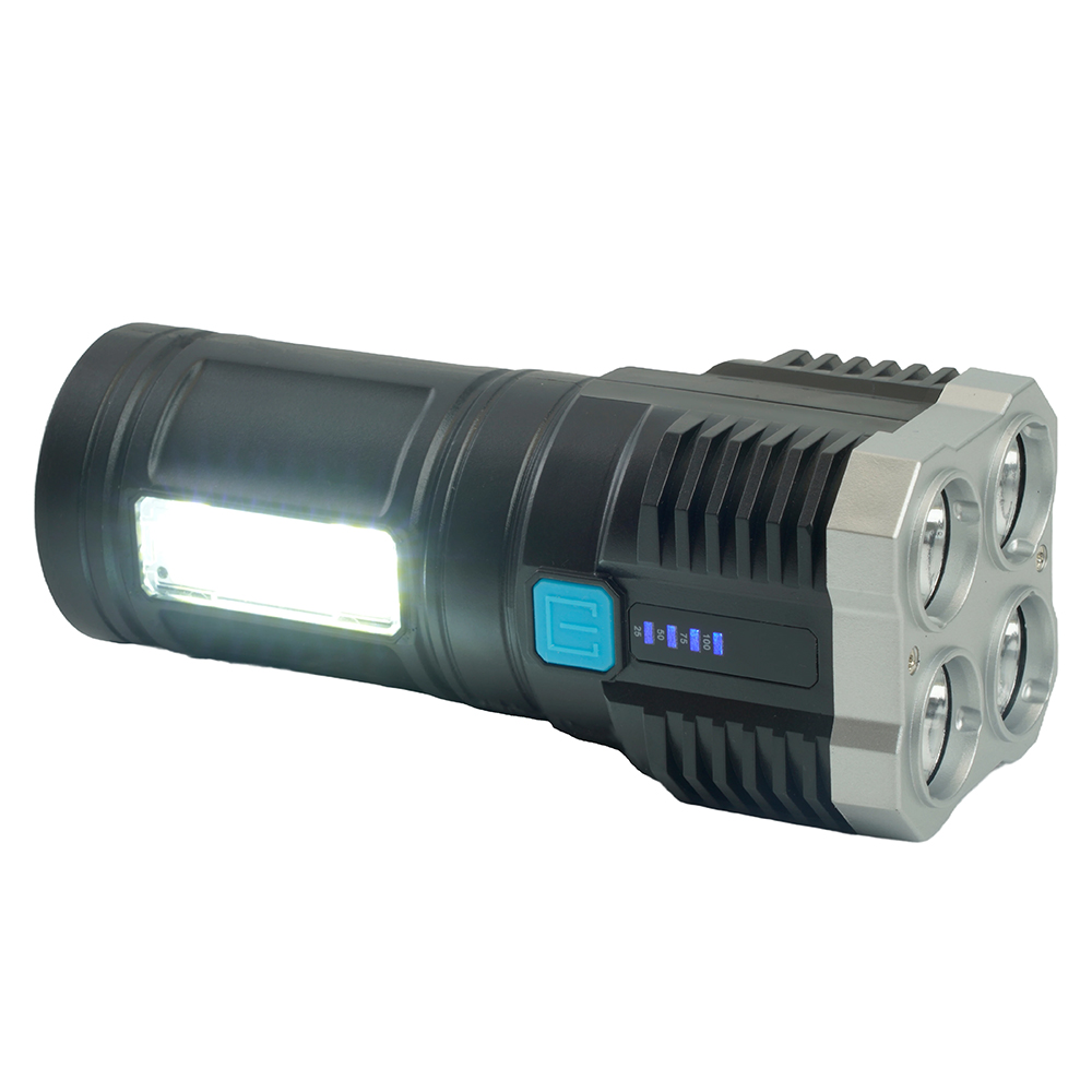 Уличное освещение Фонарь ручной Feron TH2409 с аккумулятором USB ZOOM 48789 черный — фото 4