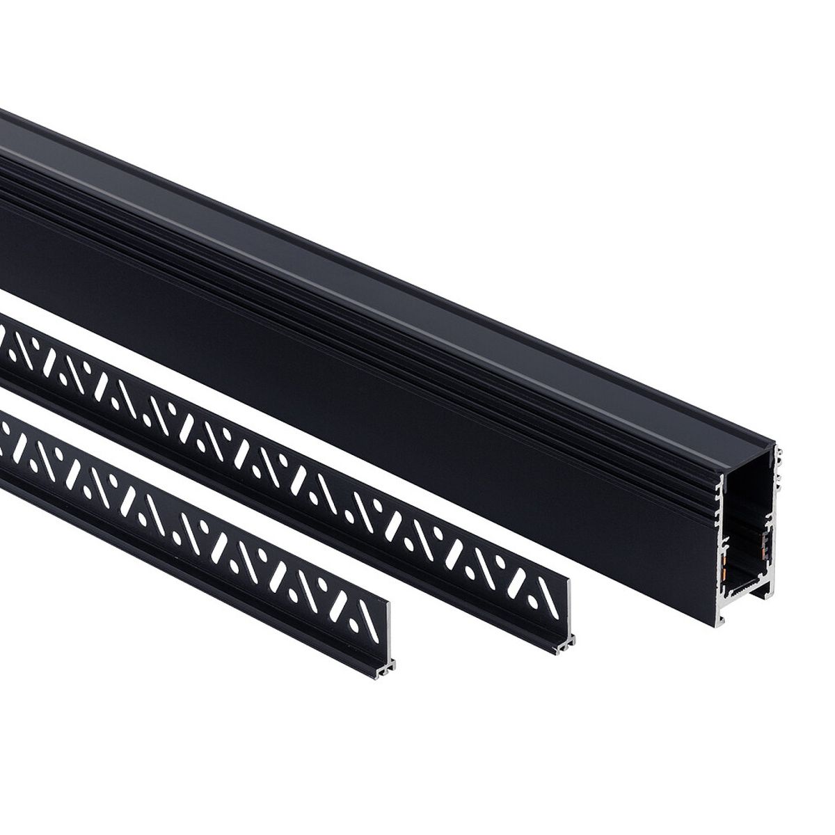 Трековые систем Встраиваемый шинопровод для магнитных треков Nowodvorski Lvm Black 10156 белый металлические / алюминий / медь — фото 5