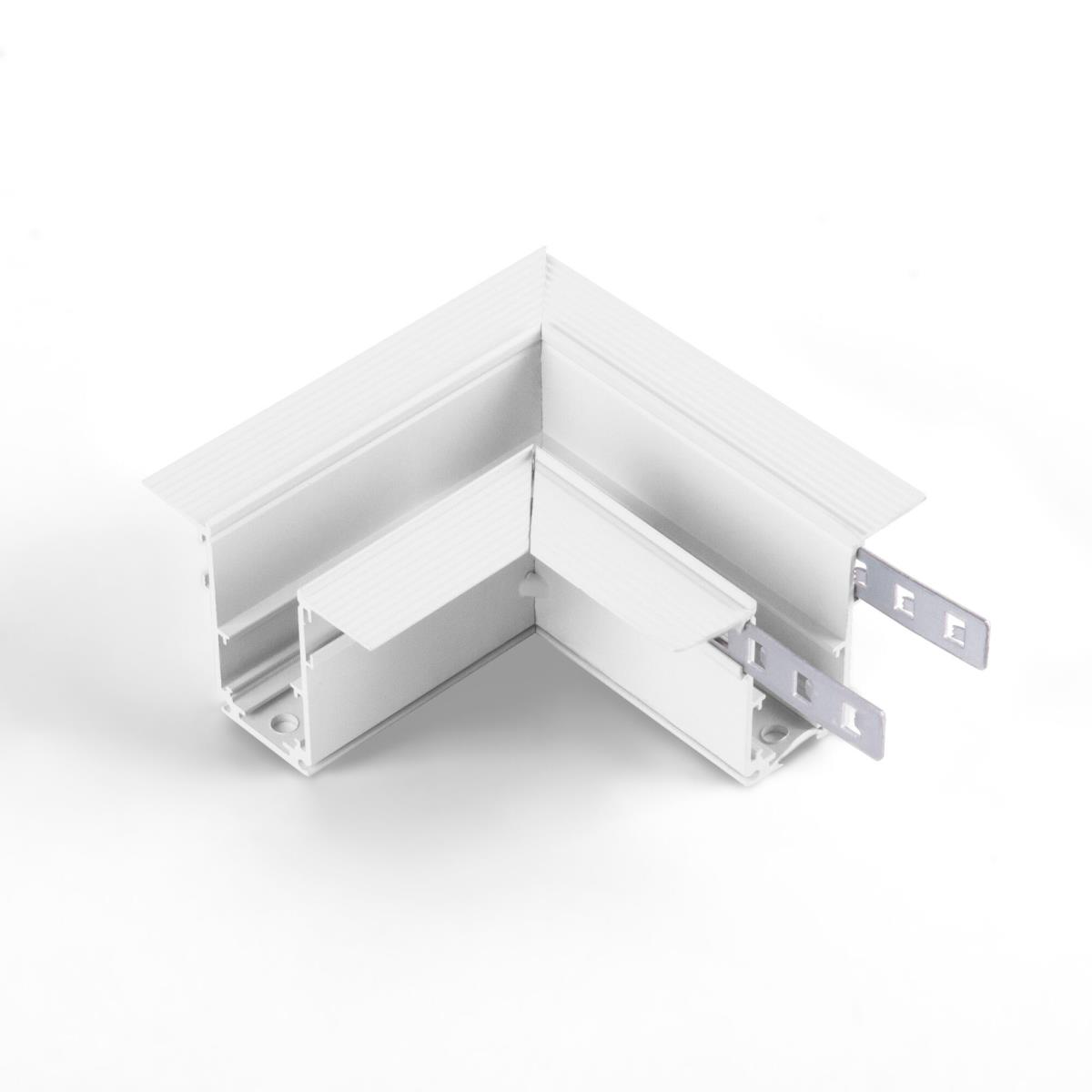 Трековые систем Коннектор угловой для встраиваемого шинопровода Elektrostandard Slim Magnetic 85092… белый металлические / металл — фото 2