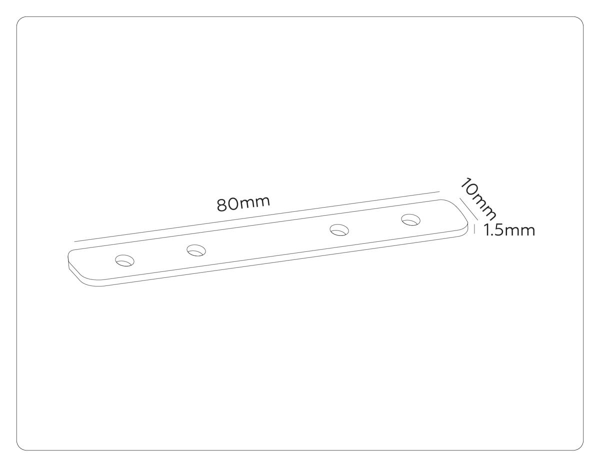 Трековые систем Комплект прямых соединителей для шинопровода Ambrella Light TRACK SYSTEM GL2006 серебро металлические / металл — фото 4