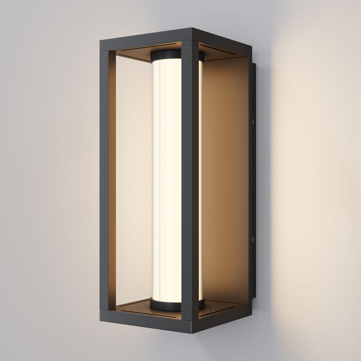 Уличное освещение Уличный настенный светодиодный светильник Maytoni Outdoor Expo O480WL-L12B3K, Черный черный металлические / алюминий — фото 5