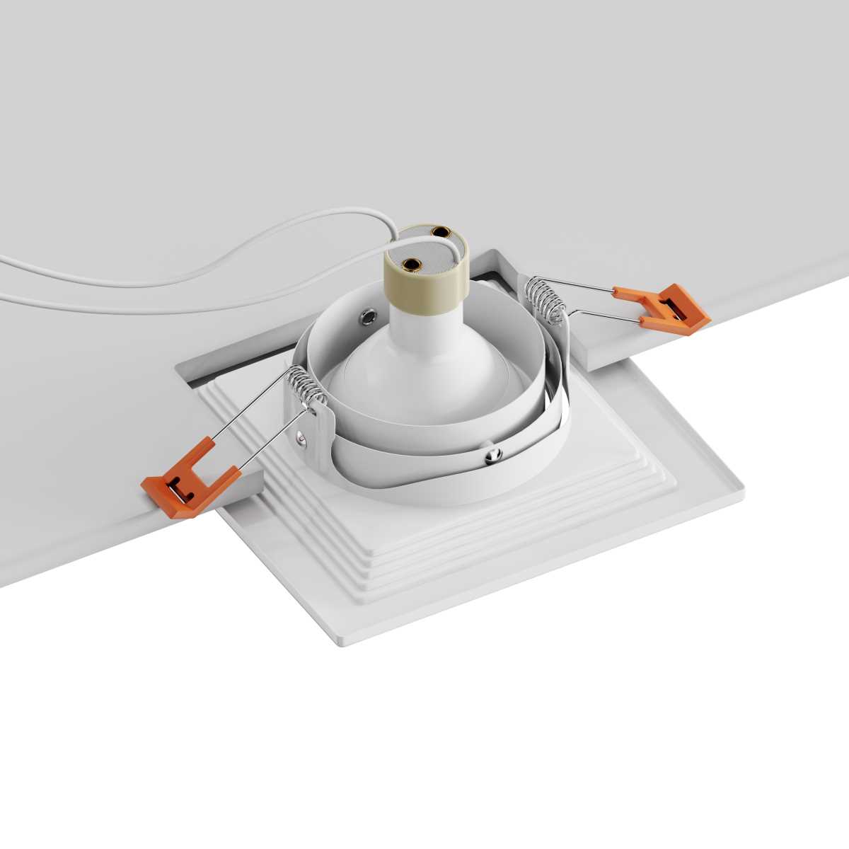 Светильник Встраиваемый светильник Hesby Lighting Hesby Drammen IP, белый HSBL_0091 белый металлические / металл — фото 4