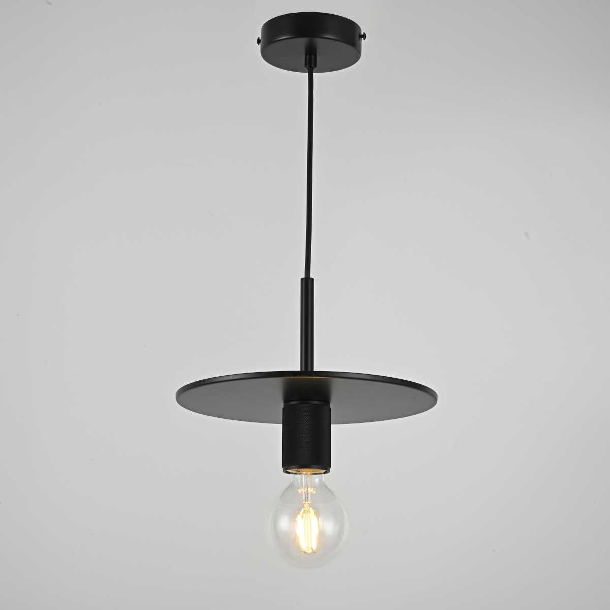 Подвесные светильник Светильник RH Utilitaire Disk Shade Pendant, Бронза бронза металлические / металл — фото 6