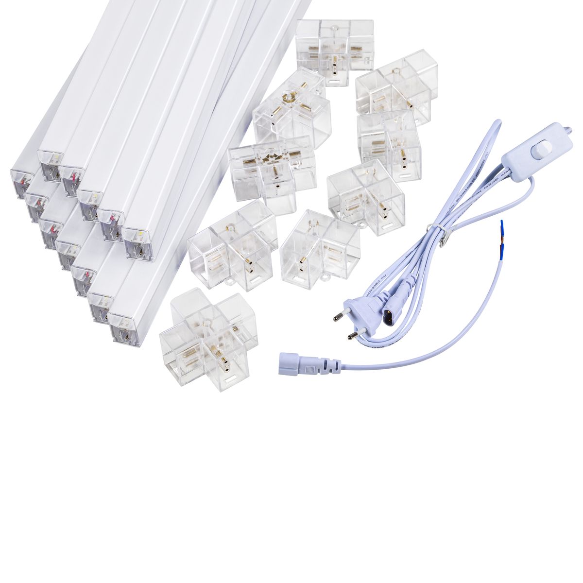 Светильник Комплект со светильником Lightstar Varieta (450124 (12)+450003 (5)+450002… белый пластиковые / пластик — фото 2