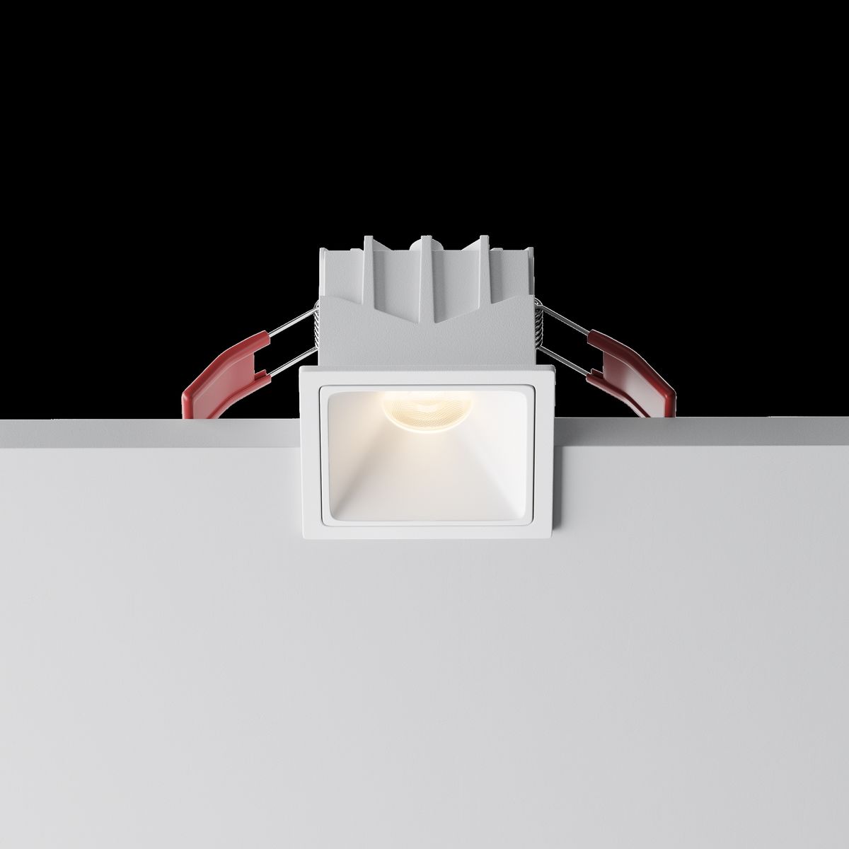 Офисное освещение Встраиваемый светильник Maytoni Technical Alfa LED DL043-01-10W3K-SQ-W-1, Белый белый алюминий — фото 4