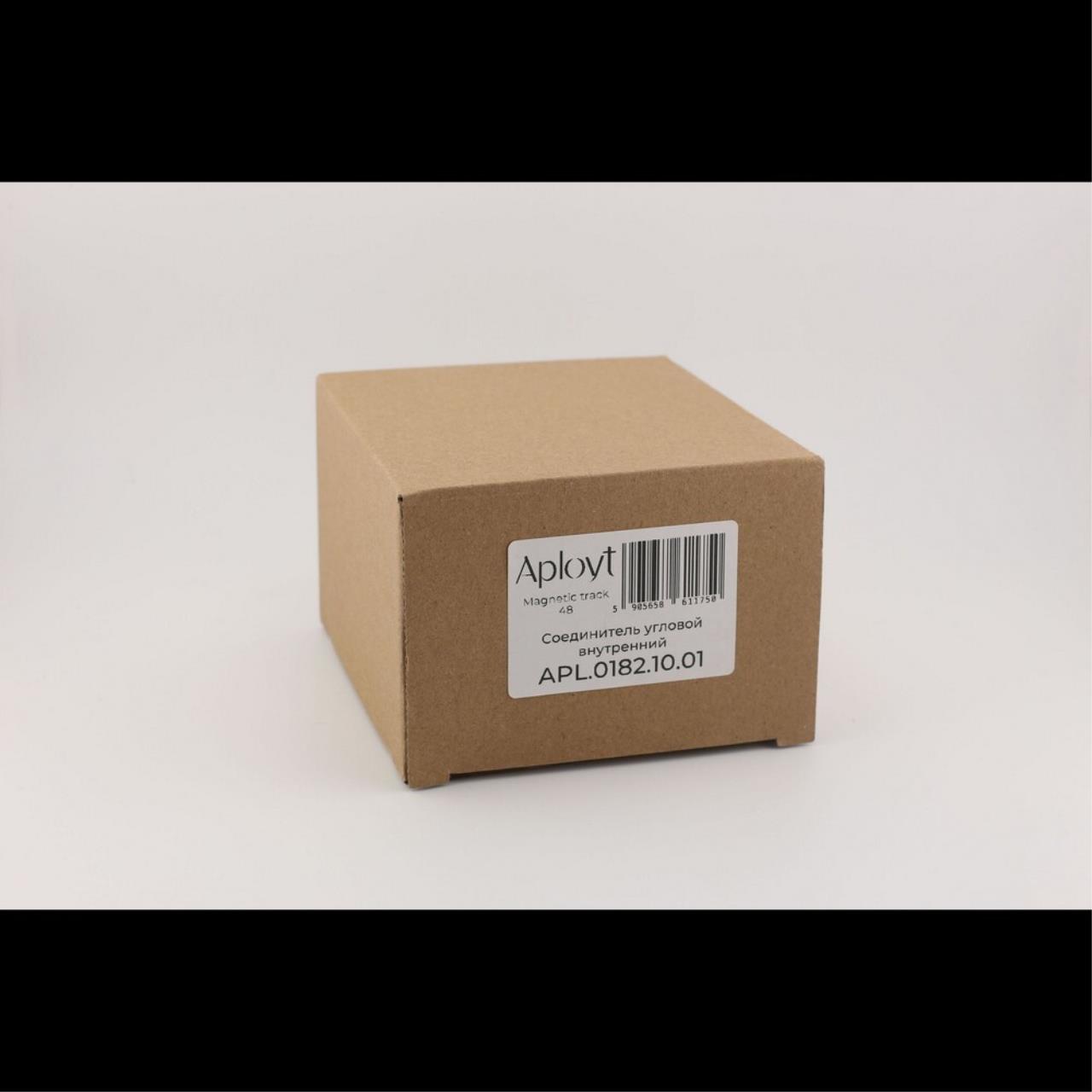 Трековые систем Соединитель угловой внутреннийAployt Magnetic track 48 APL.0182.10.01, Белый белый металлические / алюминий — фото 2