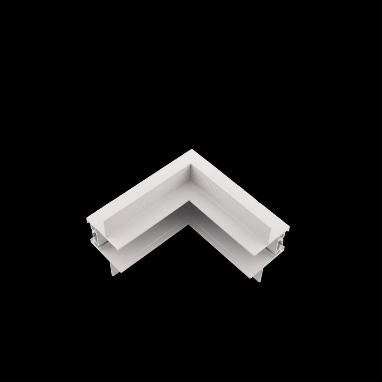 Трековые систем Соединитель угловой встраиваемый Aployt Magnetic track 48 APL.0182.10.03, Белый белый металлические / алюминий — фото 3