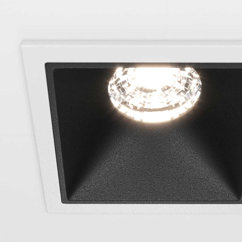 Офисное освещение Встраиваемый светильник Maytoni Alfa LED DL043-01-10W4K-SQ-WB, Белый белый металлические / алюминий и пластик — фото 3