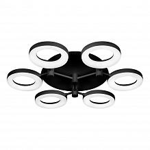 Потолочная светодиодная люстра iLedex Jomo FS-014-X6-(B) 72W BK
