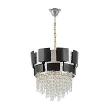 Подвесной светильник Lumina Deco Kruvia LDP 7045-400 BK+CHR