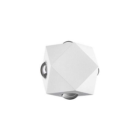 Уличный настенный светодиодный светильник Odeon Light Hightech Diamanta 4219/8WL