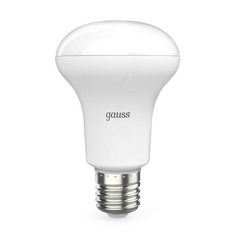 Лампа светодиодная рефлекторная Gauss E27 9W 2700K матовая 106002109