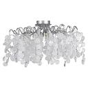Потолочная люстра Crystal Lux Tenerife PL8 Silver