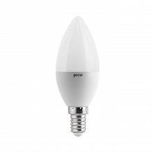 Лампа светодиодная Gauss E14 4W 2700K свеча матовая EB103101104