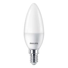 Лампа светодиодная Philips E14 6W 4000K матовая 929002971107
