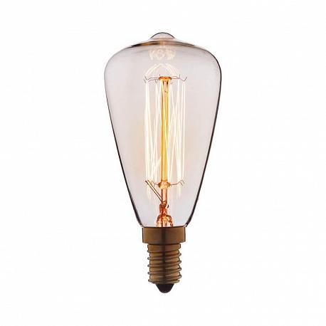 Лампа накаливания E14 40W прозрачная 4840-F