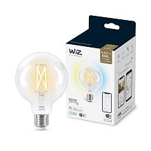 Лампа светодиодная филаментная диммируемая WiZ E27 7W 2700-6500K прозрачная Wi-Fi BLE 60WG95E27927-65CL1PF/6 929003018201