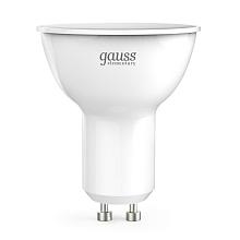Лампа светодиодная Gauss GU10 5.5W 4100K матовая 13626