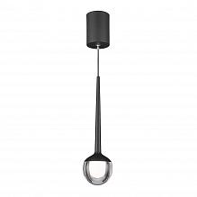 Подвесной светодиодный светильник Elektrostandard DLS028 6W 4200K черный a047768