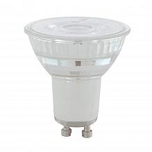 Лампа светодиодная диммируемая Eglo GU10 5,2W 4000K прозрачная 11576