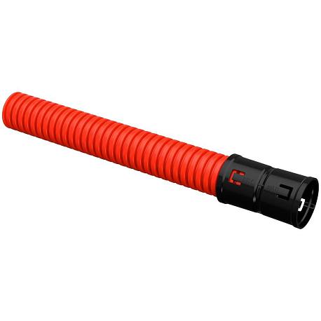 ELASTA Труба гофрированная двустенная ПНД d=40мм красная (25м) IEK EA-TG22-2-2-2-040-025-K04