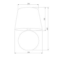 Настольная лампа TK Lighting 5591 Santana Ecru