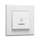 Кнопка звонка с подсветкой (12v) Makel Karea 56001085