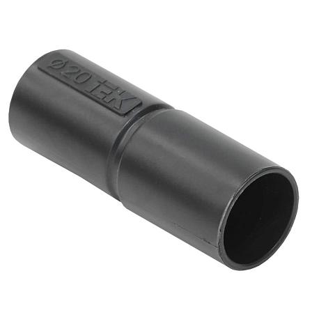 ELASTA Муфта труба-труба GI20G черная IEK CTA10D-GIG20-K02-100