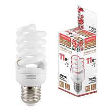 Лампа люминесцентная TDM Electric Народная E27 11W 2700K матовая SQ0347-0019