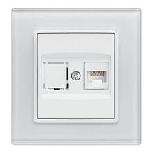Розетка LAN Vesta-Electric Exclusive White белый FRZ00041017BEL