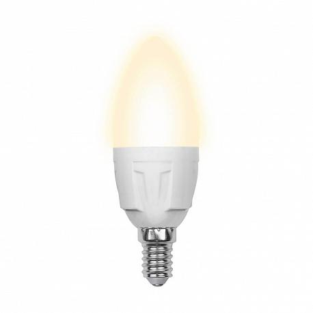 Лампа светодиодная E14 6W 3000K матовая LED-C37-6W/WW/E14/FR/O 10214