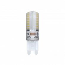 Лампа светодиодная диммируемая Uniel G9 4W 3000K матовая LED-JCD-4W/WW/G9/CL/DIM SIZ03TR 10708