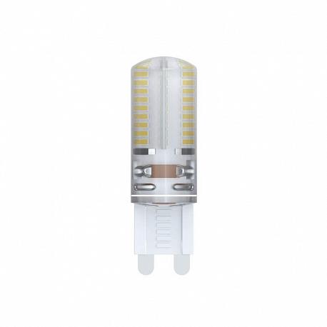 Лампа светодиодная диммируемая Uniel G9 4W 3000K матовая LED-JCD-4W/WW/G9/CL/DIM SIZ03TR 10708