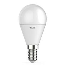 Лампа светодиодная Gauss E14 12W 6500K матовая 53132
