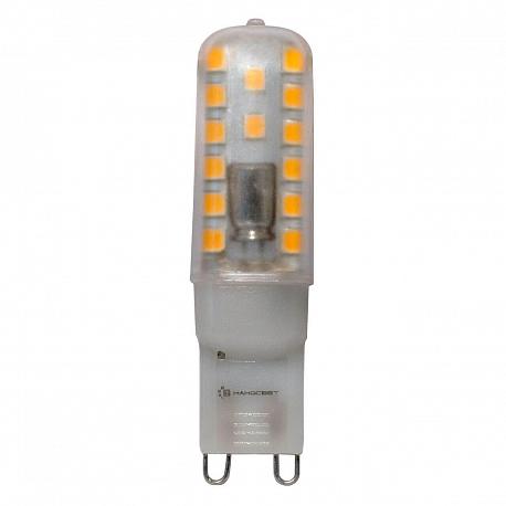 Лампа светодиодная Наносвет G9 2,8W 3000K прозрачная LC-JCD-2.8/G9/830 L226